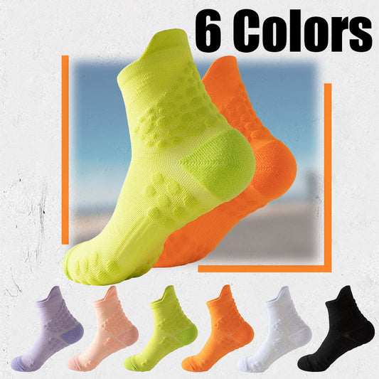 6 Pairs Crew Socks Women Hiking Running Athletic Cushioned Compression Socks Anti-odor And Breathable For Running Fitness Cycling