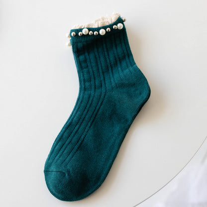 Medium Length Casual Cotton Socks