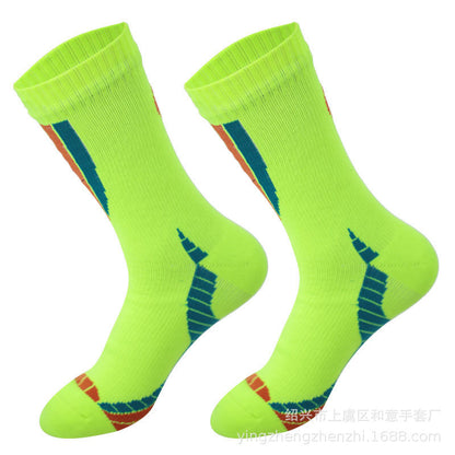 Outdoor Mid-calf Climbing Socks Camping Sports Skiing Wading Breathable Quick-drying Cycling Waterproof Socks