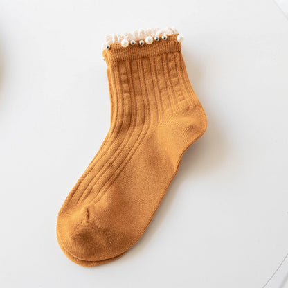 Medium Length Casual Cotton Socks