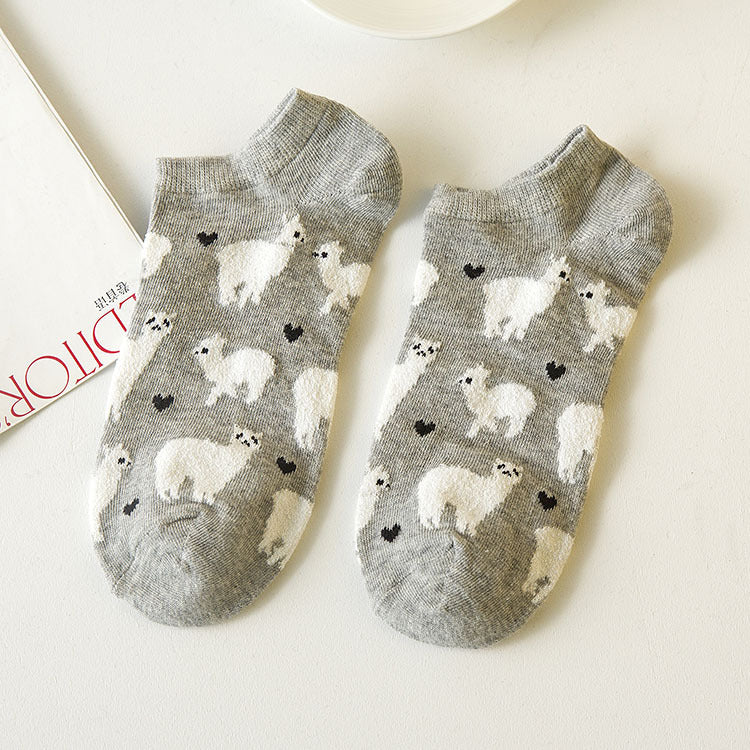 Cotton Short Ankle Socks