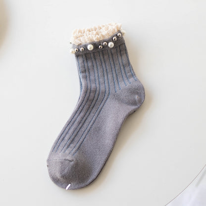 Medium Length Casual Cotton Socks