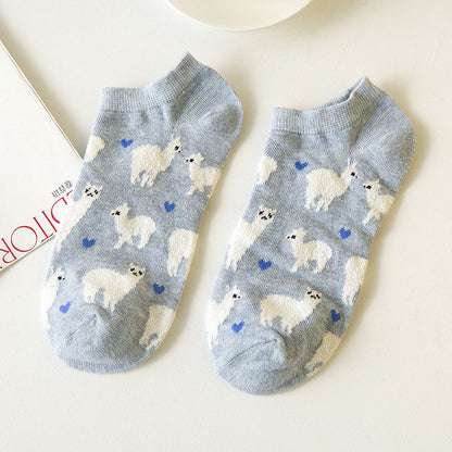 Cotton Short Ankle Socks