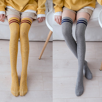 Over the knee socks women high tube thigh socks