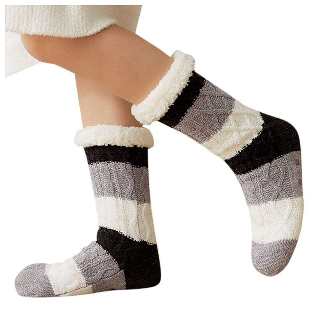 Coral fleece floor socks