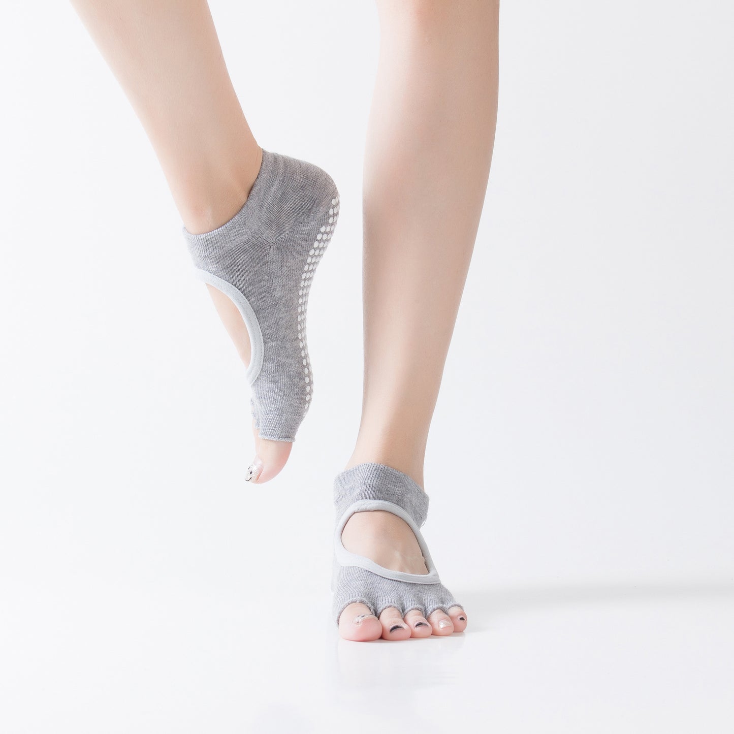 Hengju Digging Cotton Yoga Socks Slip Toe Halter Lady Wuzhi Socks Socks Manufacturers Wholesale Order