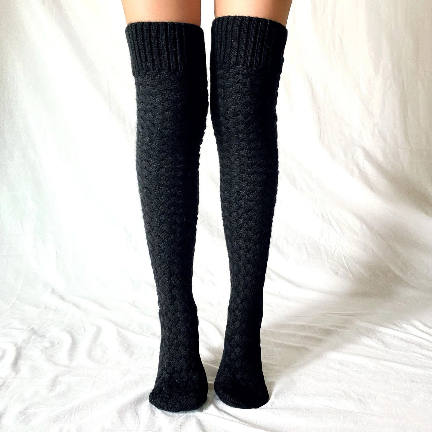 Indoor Home Wool Keep Warm Knee Pads Room Socks