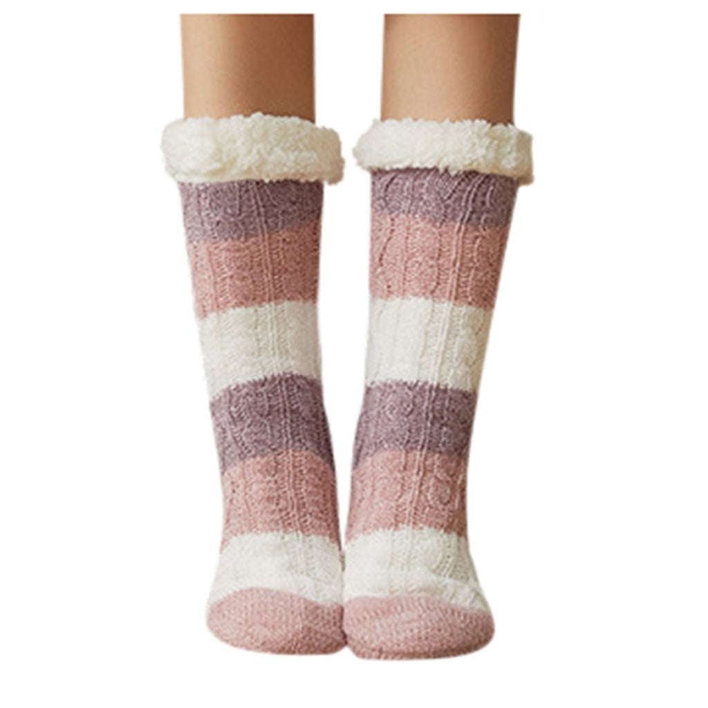 Coral fleece floor socks