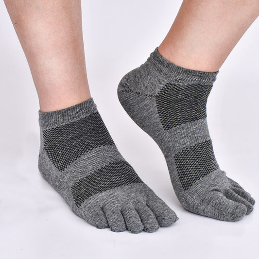 Combed Cotton Sweat-absorbent Breathable Toe-splitting Socks