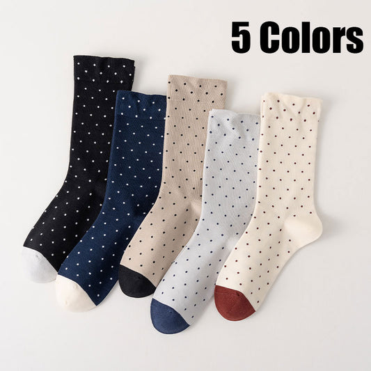 5 Pairs Women Cute Soft Socks Crew Lightweight Deodorant And Breathable Above Ankle Casual Dress Sock For Ladies Bootie Trouser For Outdoor Sports Riding