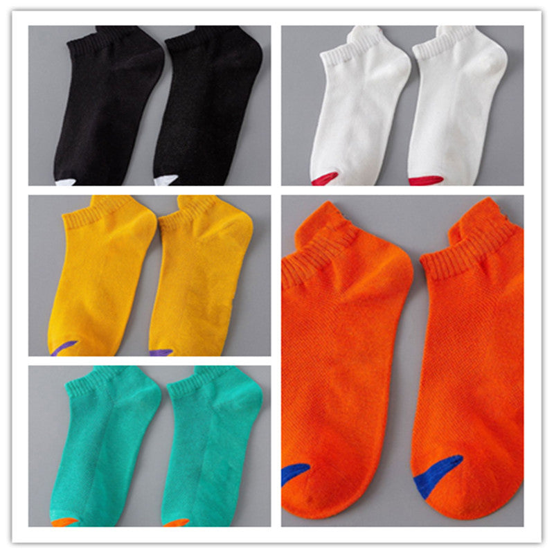 Deodorant Low-top Ankle Socks Mesh Style For Sports Sweat-proof Deodorant