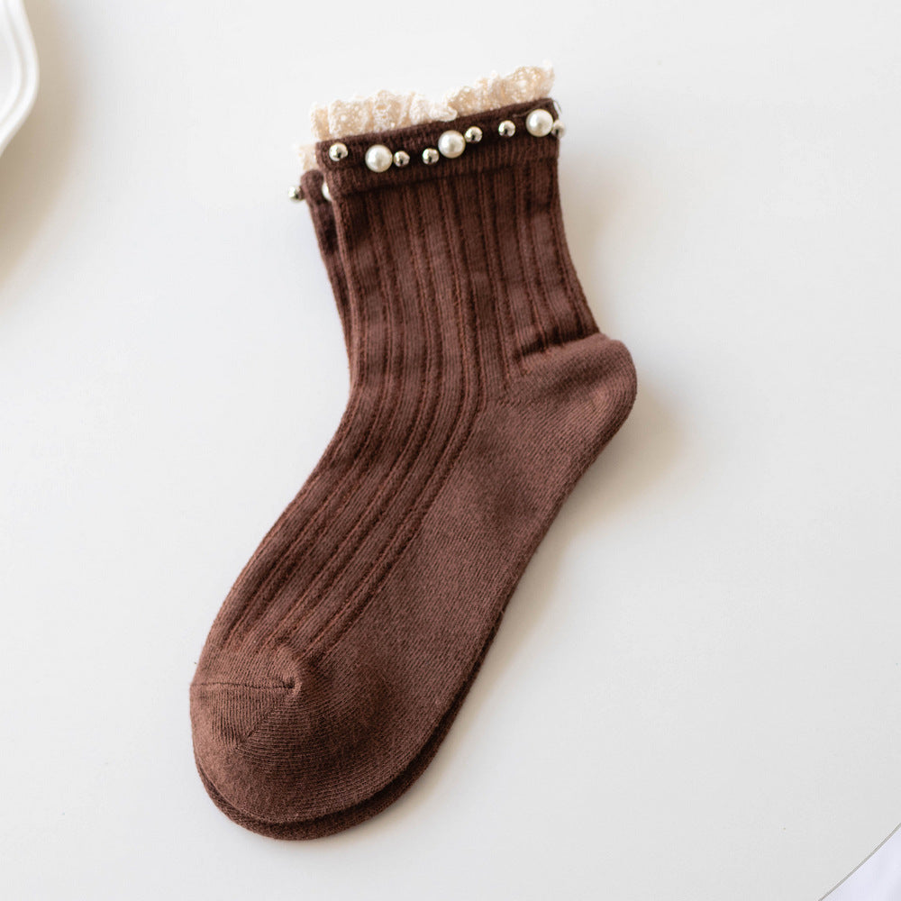 Medium Length Casual Cotton Socks