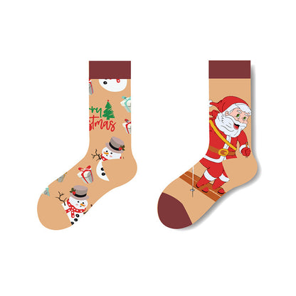 AB Surface Christmas Socks Men's Mid-calf Cotton Socks