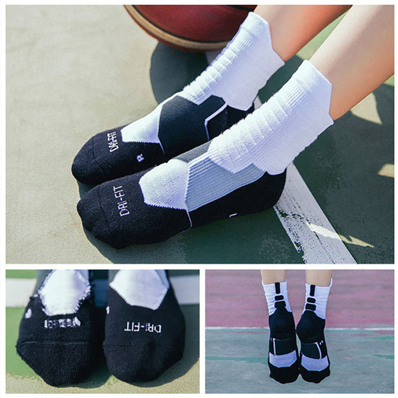 Sports Socks, Sweat-Absorbent, Elite Basketball Socks