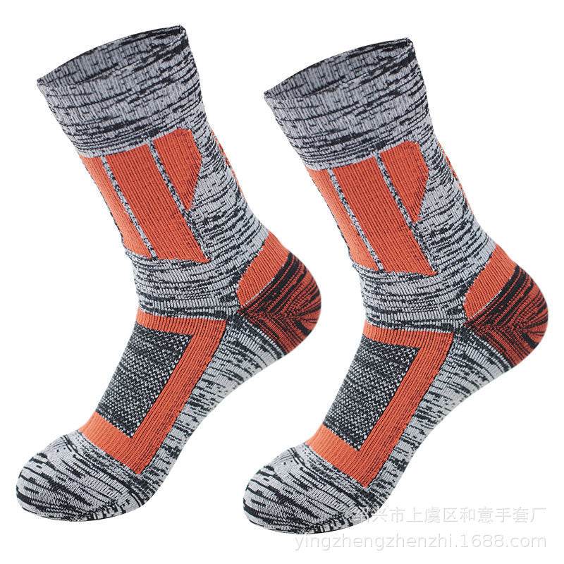 Outdoor Mid-calf Climbing Socks Camping Sports Skiing Wading Breathable Quick-drying Cycling Waterproof Socks