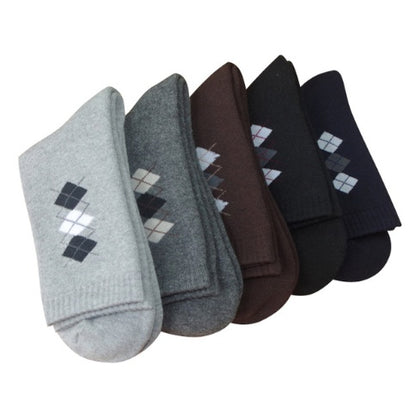 Eur40 44 Hot Selling Men Winter Thicken Warm Terry Socks Male Business Casual Thermal Cotton Socks 5pairs 0g