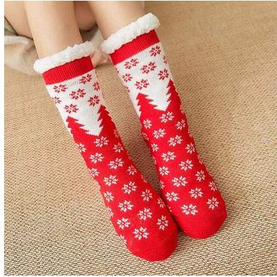 Coral fleece floor socks