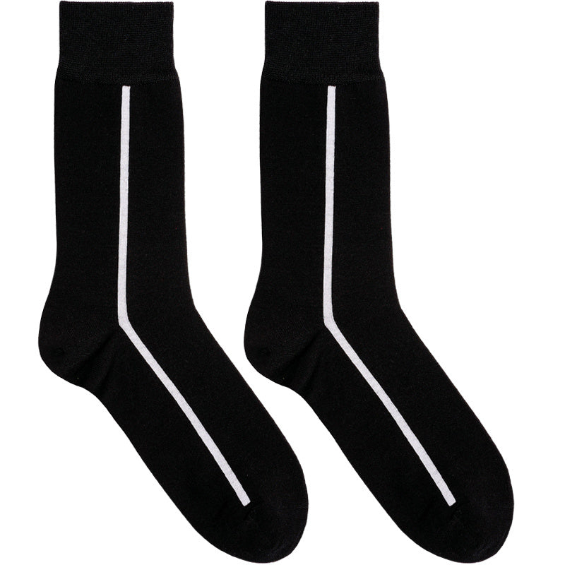 Mercerized Cotton Business Socks Dress Socks With Leather Shoes