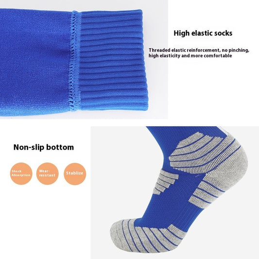 High Non-slip Soccer Socks Men's Training Socks