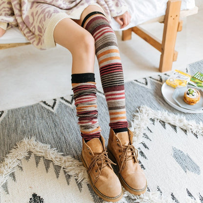 Rabbit Wool Knee Socks High Leg