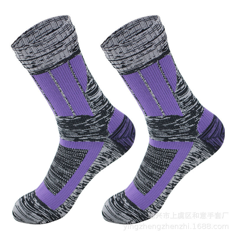 Outdoor Mid-calf Climbing Socks Camping Sports Skiing Wading Breathable Quick-drying Cycling Waterproof Socks