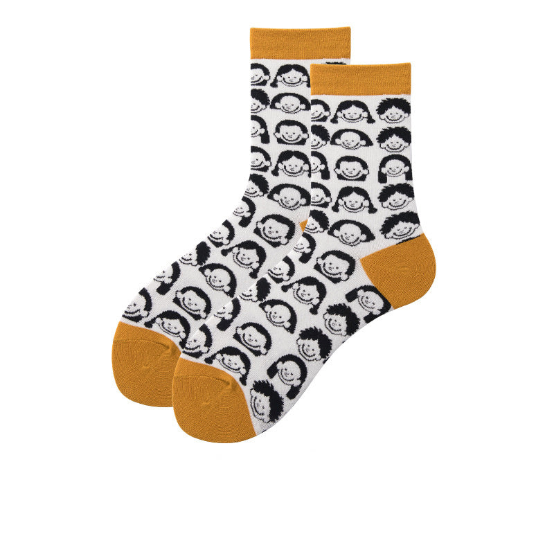 Illustration cotton socks