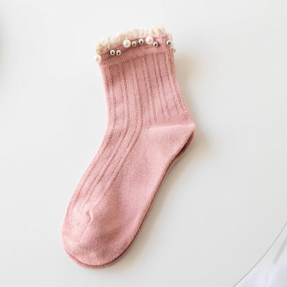 Medium Length Casual Cotton Socks