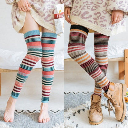 Rabbit Wool Knee Socks High Leg