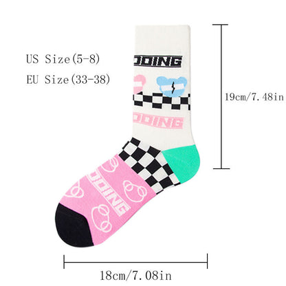 3 Pairs Womens Colorful Crew Socks Thin Soft Comfort Breathable Dress Socks Above Ankle Crew Socks For Business Casual.