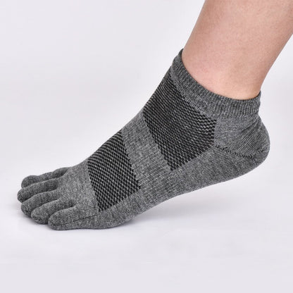 Combed Cotton Sweat-absorbent Breathable Toe-splitting Socks