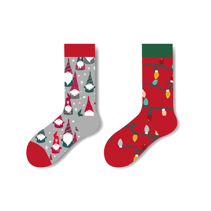 AB Surface Christmas Socks Men's Mid-calf Cotton Socks