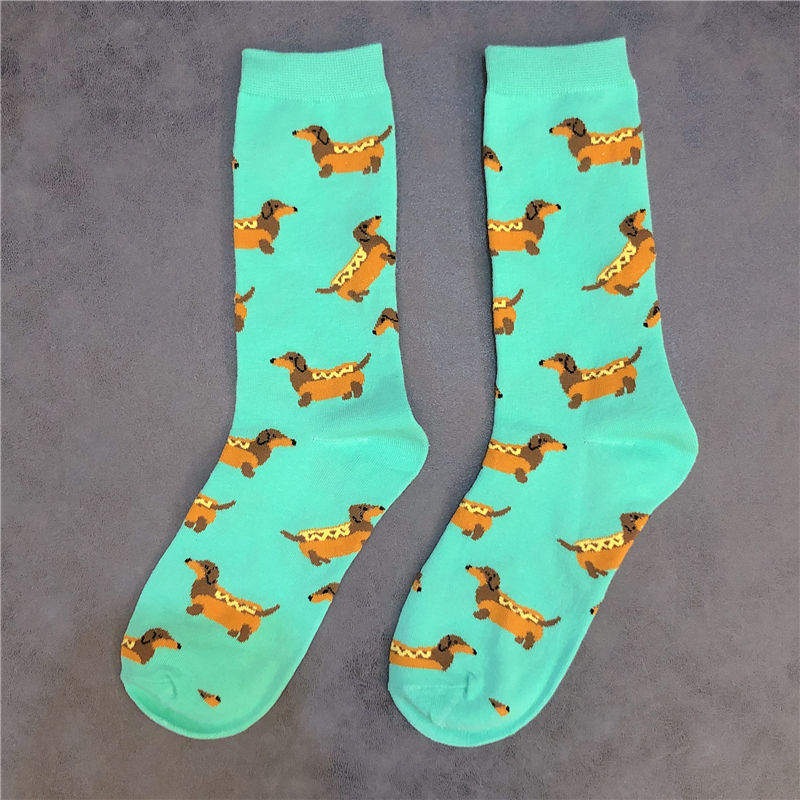 Cartoon Creative Pattern Unisex Socks Cotton Socks Men