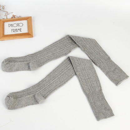 Women's Fashionable Knitted Over-the-knee Socks