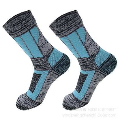 Outdoor Mid-calf Climbing Socks Camping Sports Skiing Wading Breathable Quick-drying Cycling Waterproof Socks