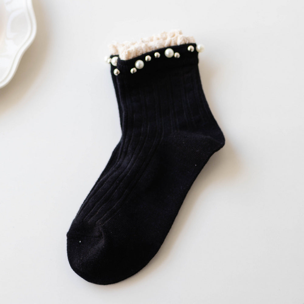 Medium Length Casual Cotton Socks