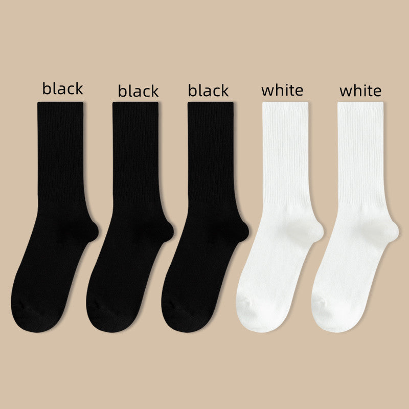 Pure Cotton Simple Stack Socks