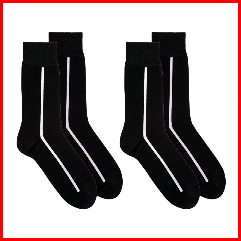 Mercerized Cotton Business Socks Dress Socks With Leather Shoes