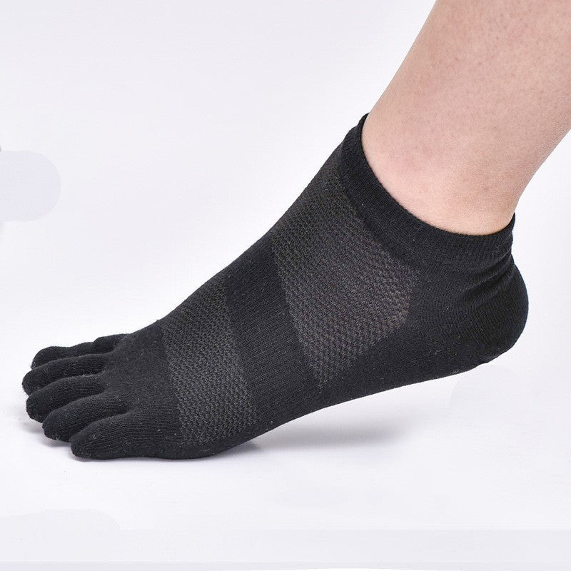 Combed Cotton Sweat-absorbent Breathable Toe-splitting Socks