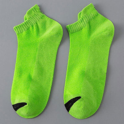 Deodorant Low-top Ankle Socks Mesh Style For Sports Sweat-proof Deodorant