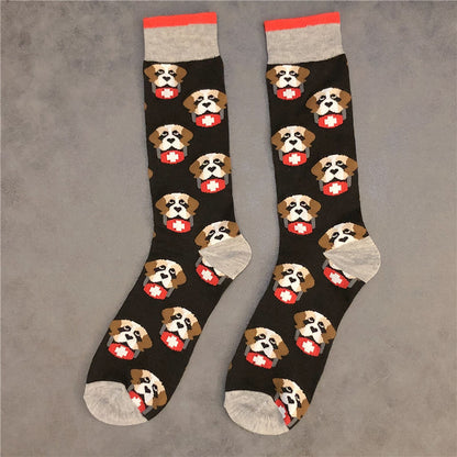 Cartoon Creative Pattern Unisex Socks Cotton Socks Men