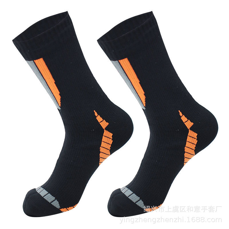 Outdoor Mid-calf Climbing Socks Camping Sports Skiing Wading Breathable Quick-drying Cycling Waterproof Socks