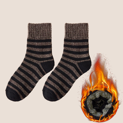 Gepolsterte und verdickte warme Frotteesocken für Herren