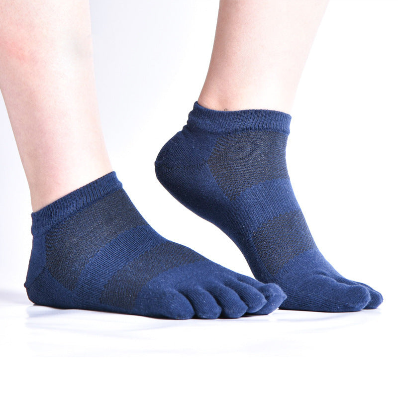 Combed Cotton Sweat-absorbent Breathable Toe-splitting Socks