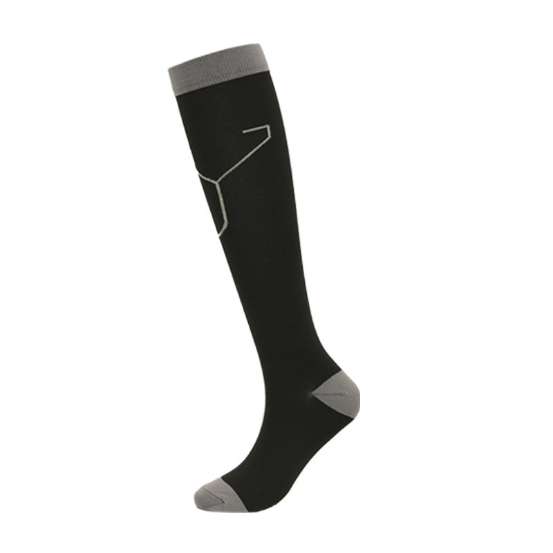 Fashion Calf Length Compression Socks