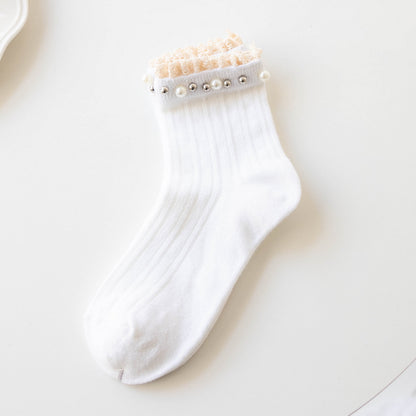 Medium Length Casual Cotton Socks